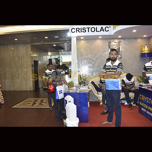 Crystolac super Titanium stall at Construct 2023 Exhibition-BMICH photo